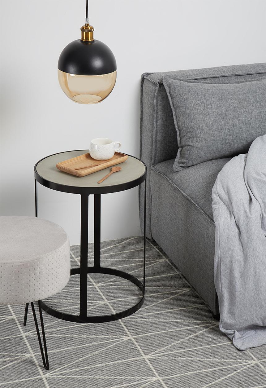 Sixth Floor - Duo ball pendant - black