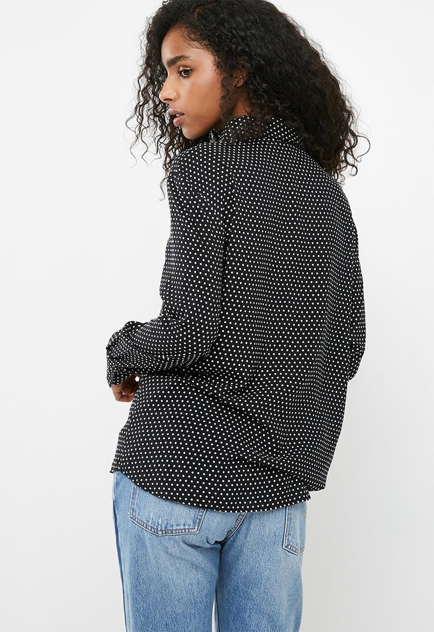 dailyfriday - Oversize shirt - black & white