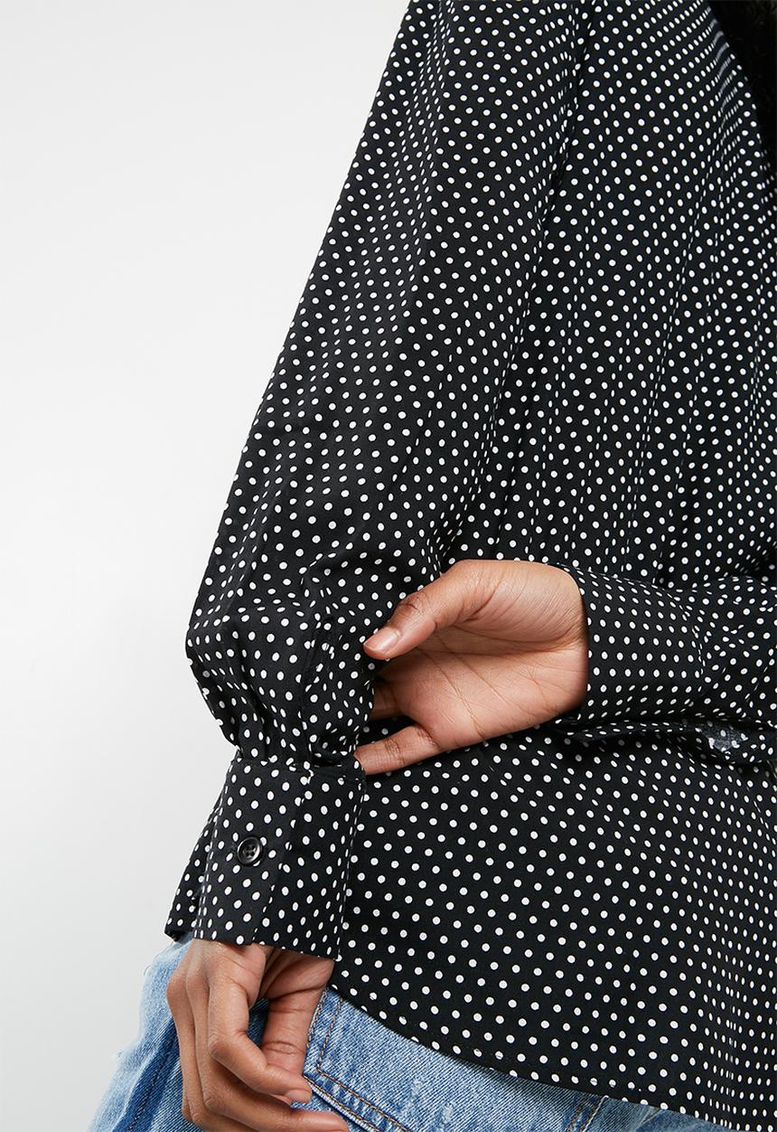 dailyfriday - Oversize shirt - black & white