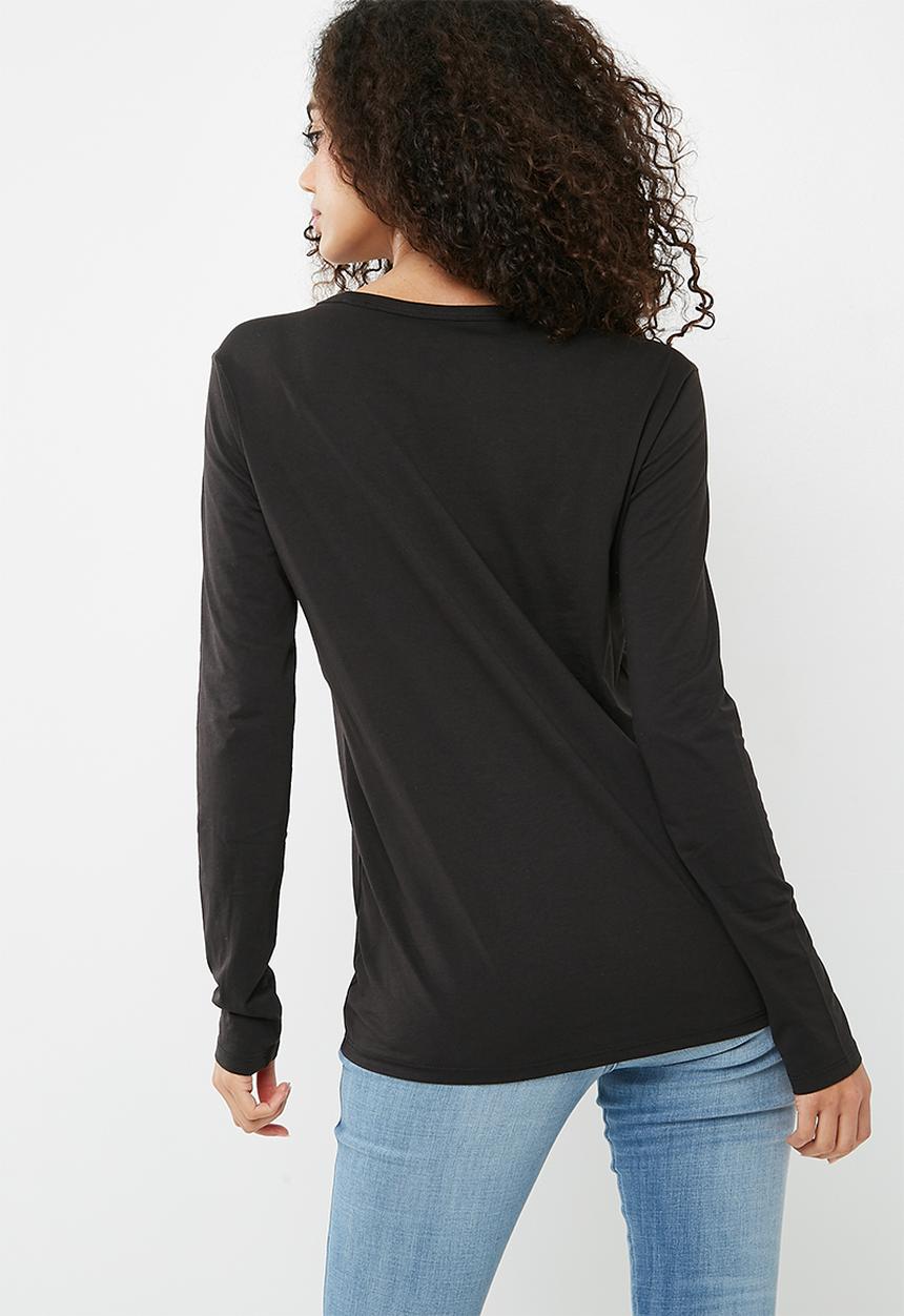 G-STAR - Jiling straight long sleeve tee - black