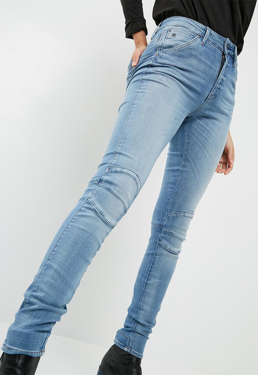 G-STAR - 5622 high waisted shape super skinny  - blue