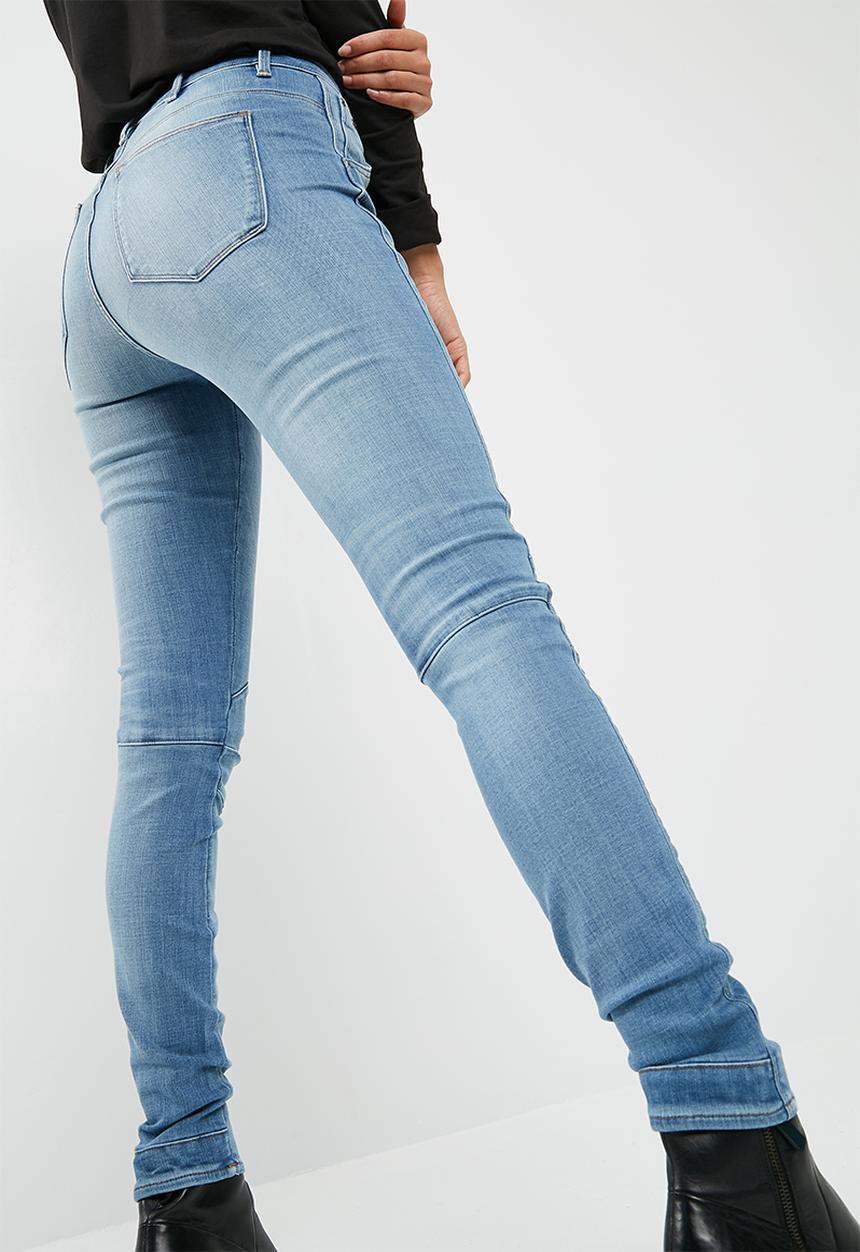 G-STAR - 5622 high waisted shape super skinny  - blue