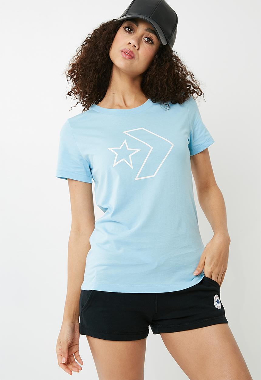 Converse - Core star chevron short sleeve tee - blue