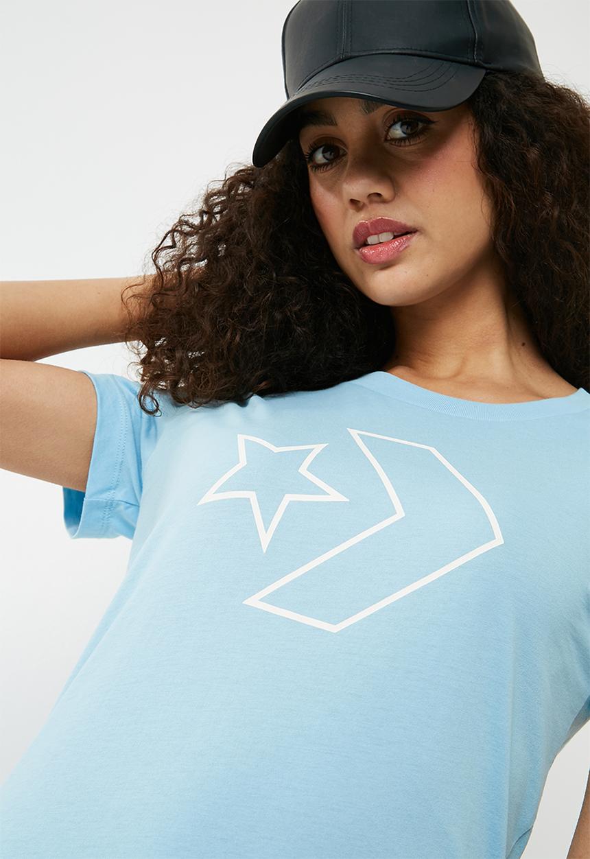 Converse - Core star chevron short sleeve tee - blue