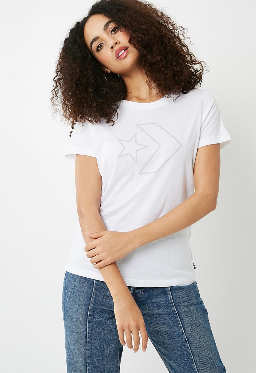 Converse - Core star chevron short sleeve tee - white
