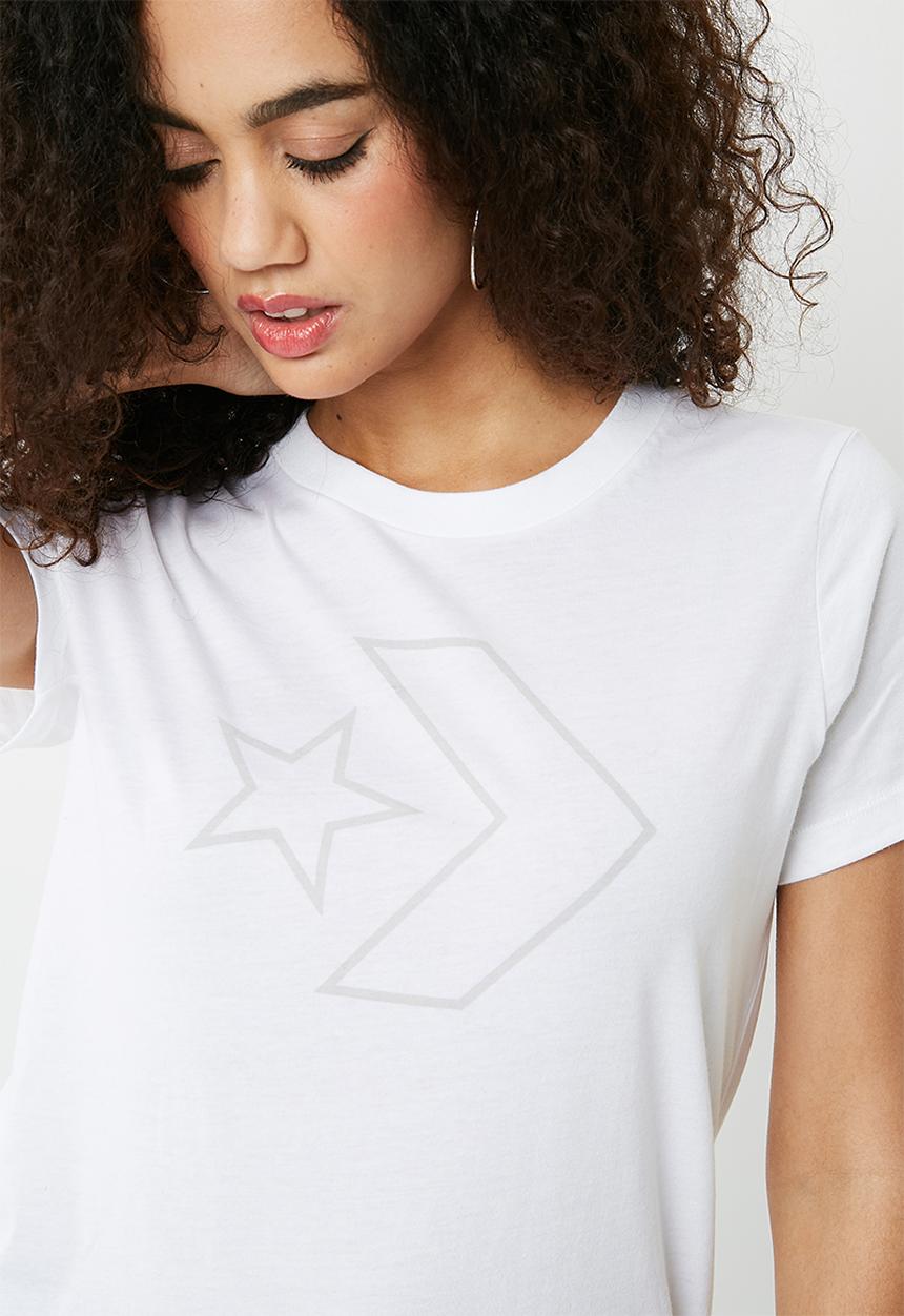 Converse - Core star chevron short sleeve tee - white