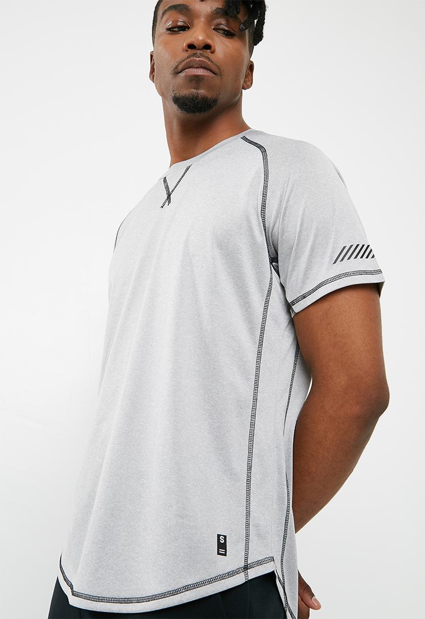 basicthread - Crew neck tee - grey