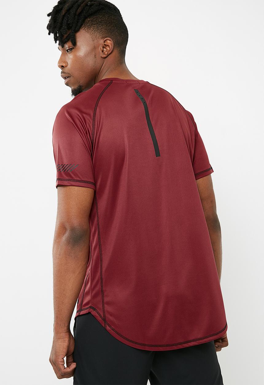 basicthread - Crew neck tee - red