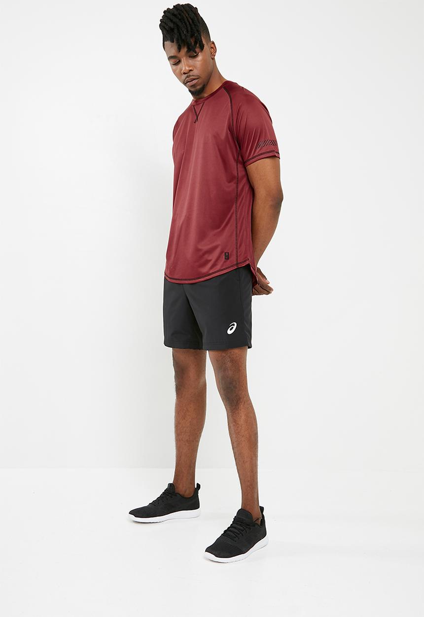 basicthread - Crew neck tee - red