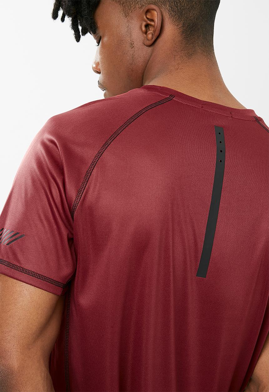 basicthread - Crew neck tee - red