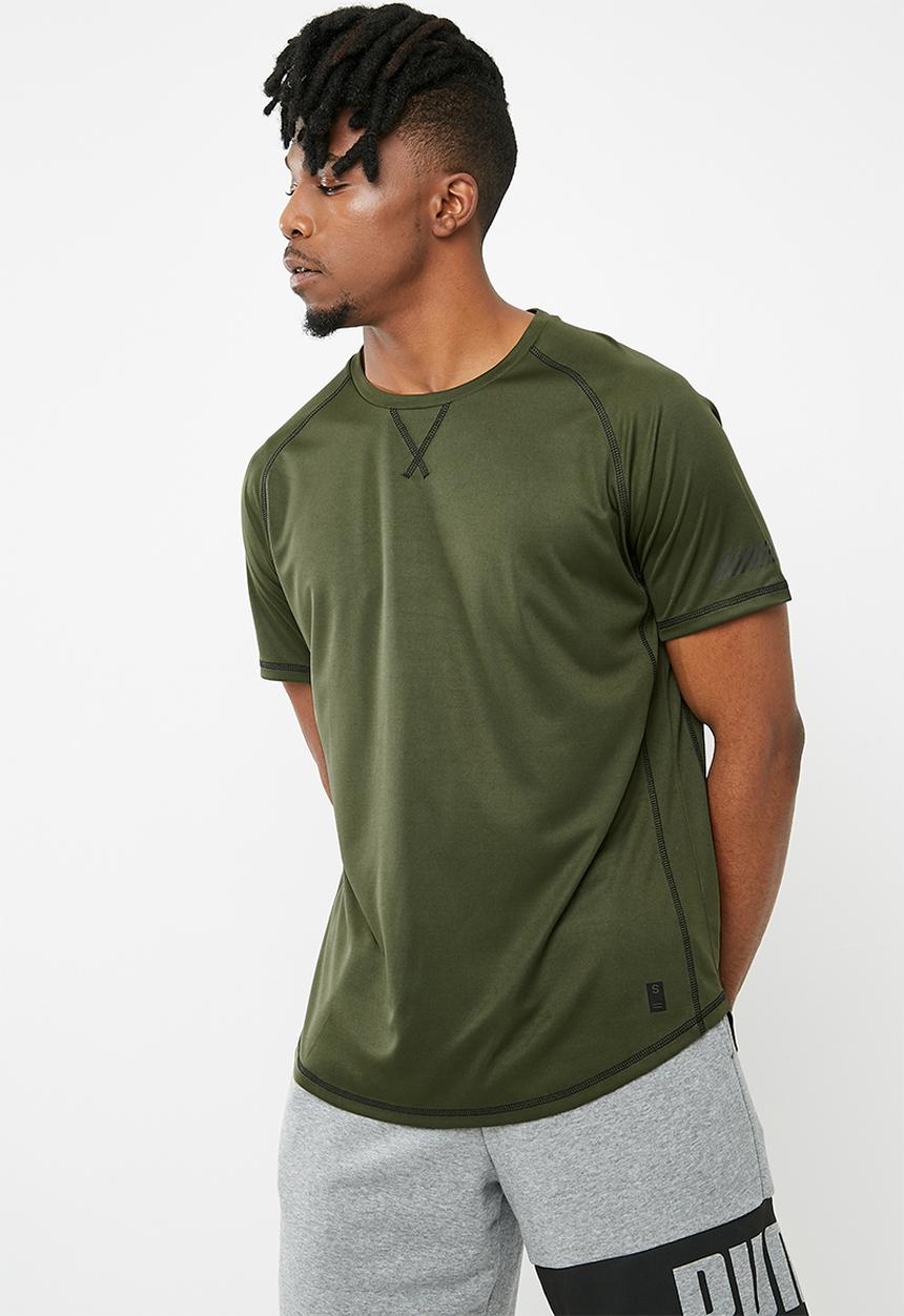 basicthread - Crew neck tee - green