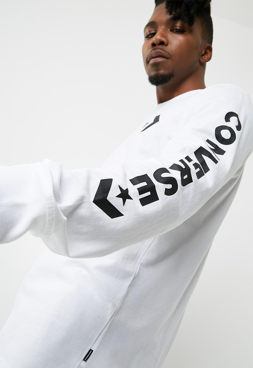 Converse - Star chevron tee - white 