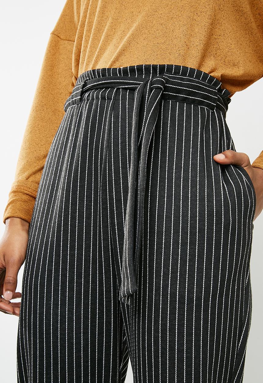 dailyfriday - Paper bag trouser - black 