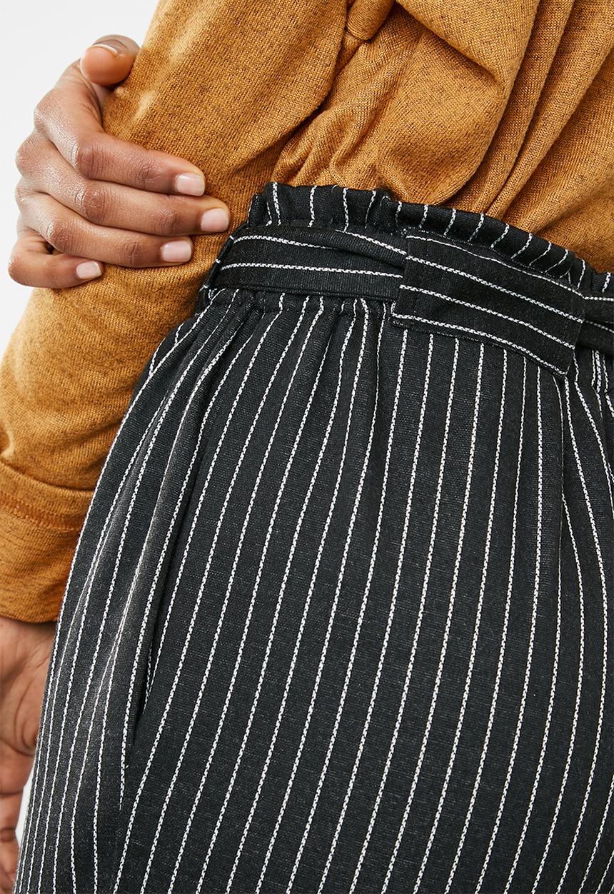 dailyfriday - Paper bag trouser - black 