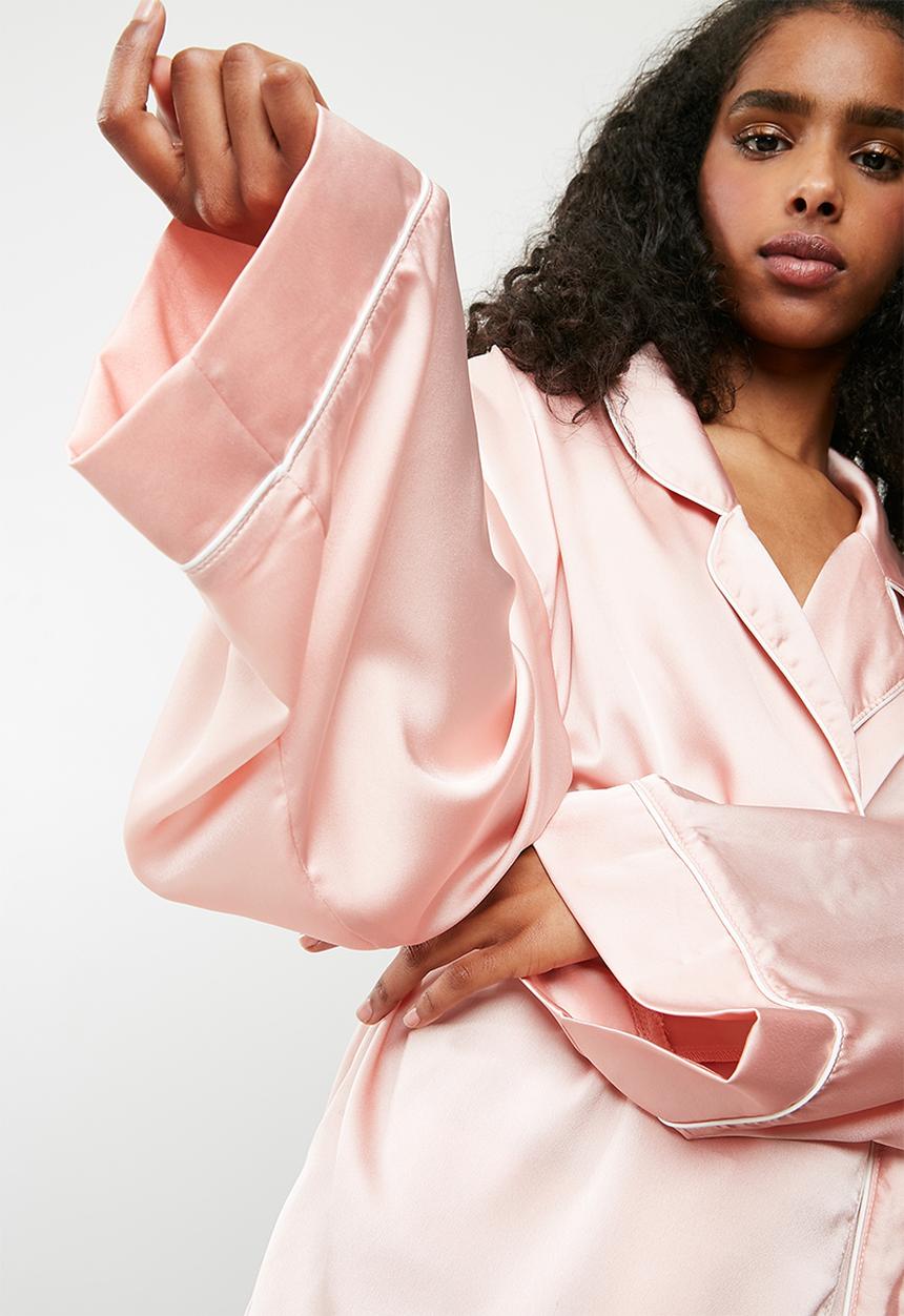 Missguided - Bridesmaid robe - pink