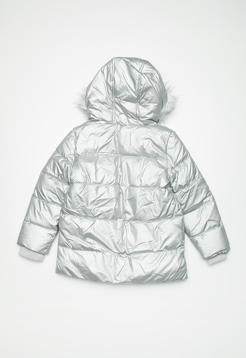 Cotton On - Kids laura puffer jacket - silver 