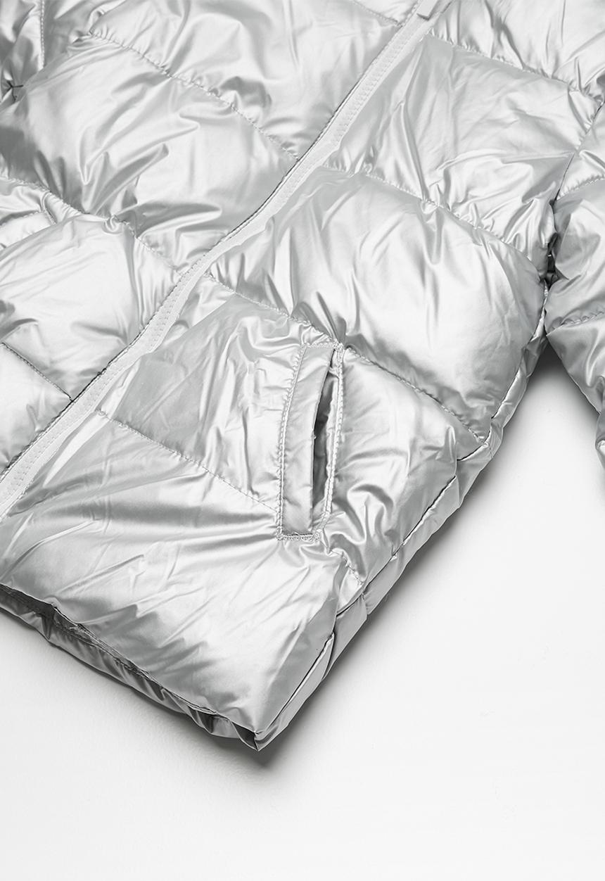 Cotton On - Kids laura puffer jacket - silver 