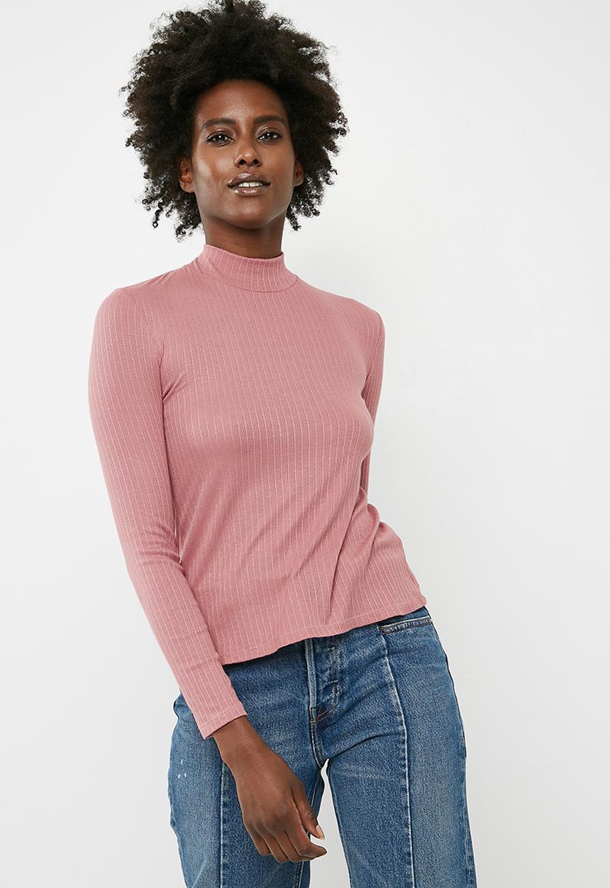 dailyfriday - Turtleneck top - pink
