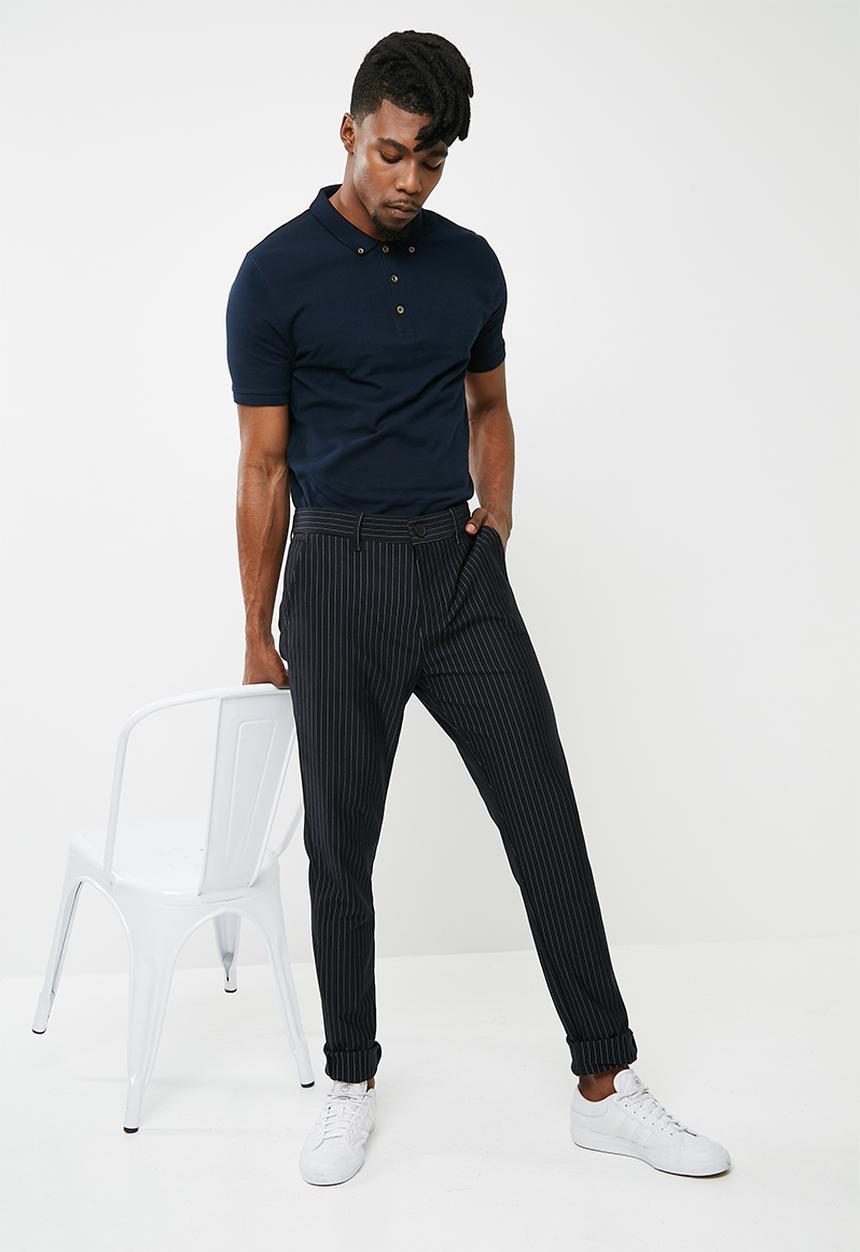 Superbalist - Pique slim fit polo - navy 