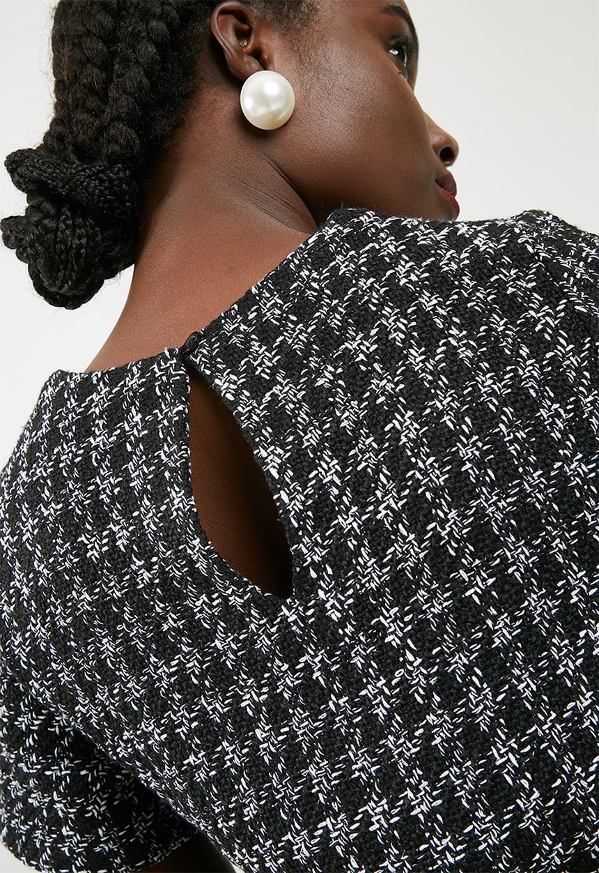 dailyfriday - Boucle blouse - black & white 
