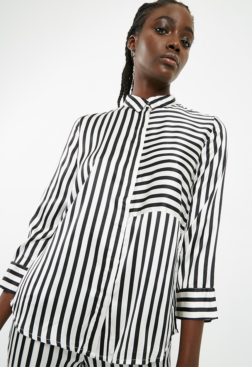 Pieces - Jessica shirt - black & white