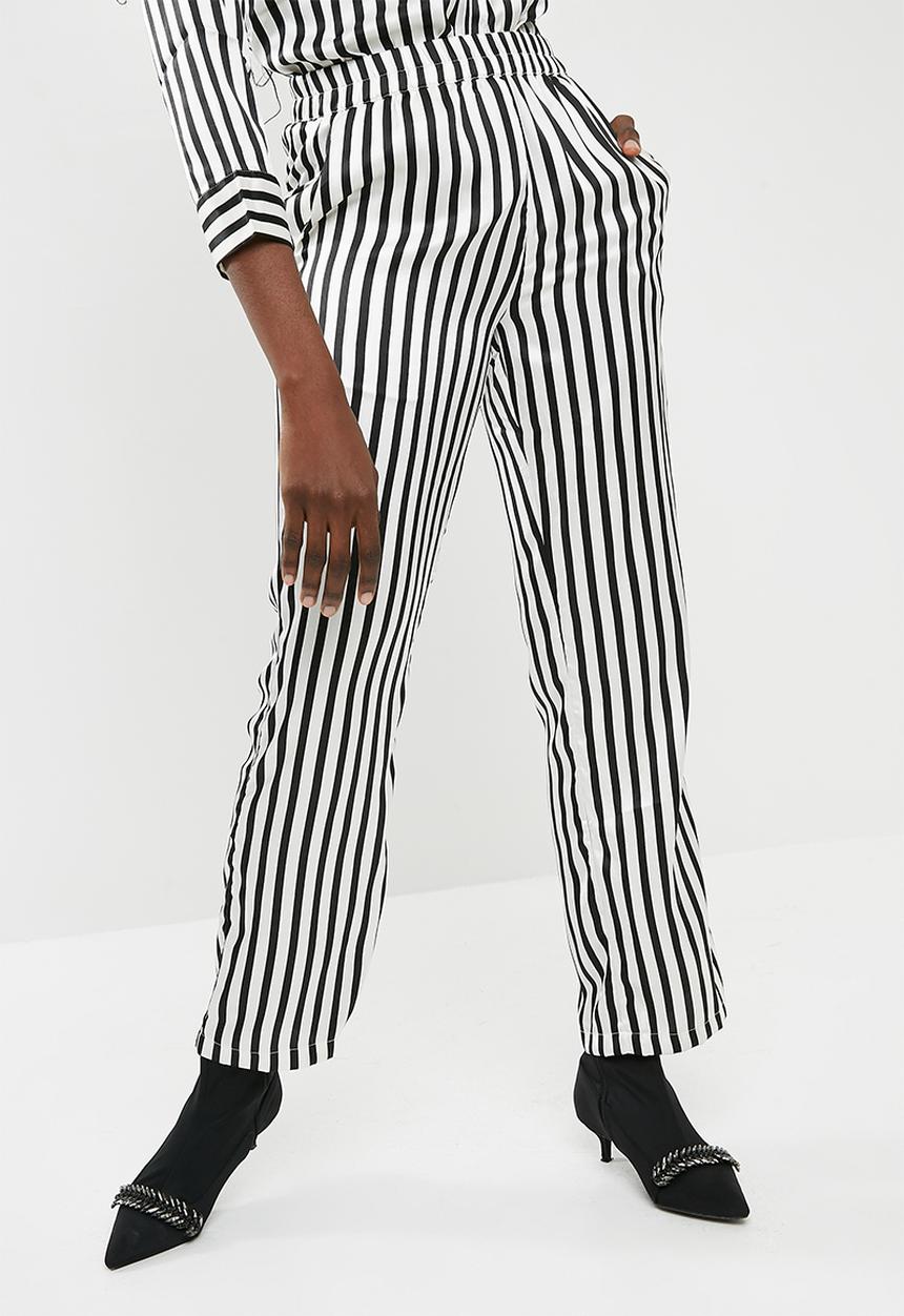 Pieces - Jessica pants - black & white