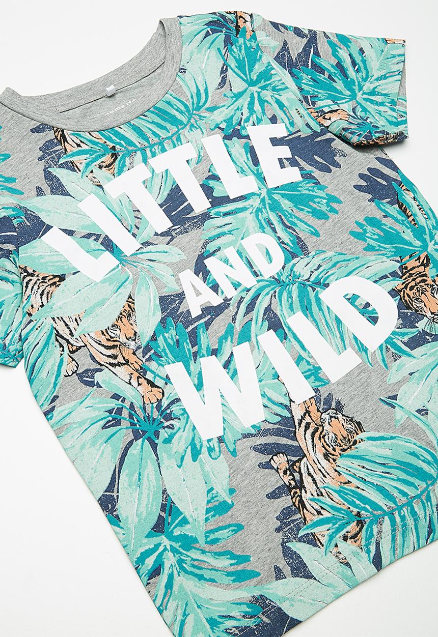 Name It - Jungle top - grey 