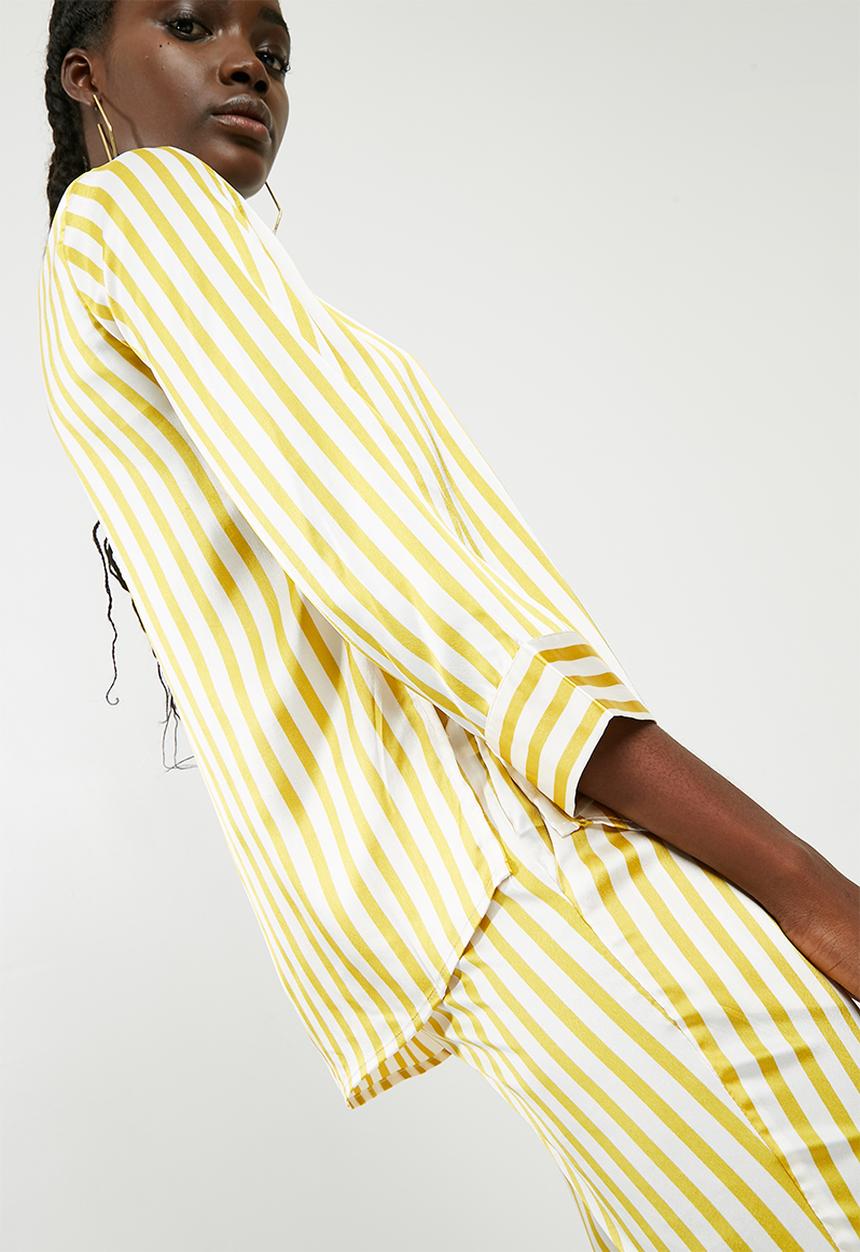 Pieces - Jessica shirt - yellow & white