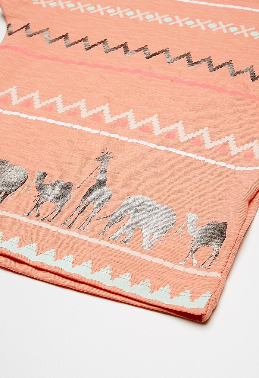 Name It - Arjola cap sleeve top - peach