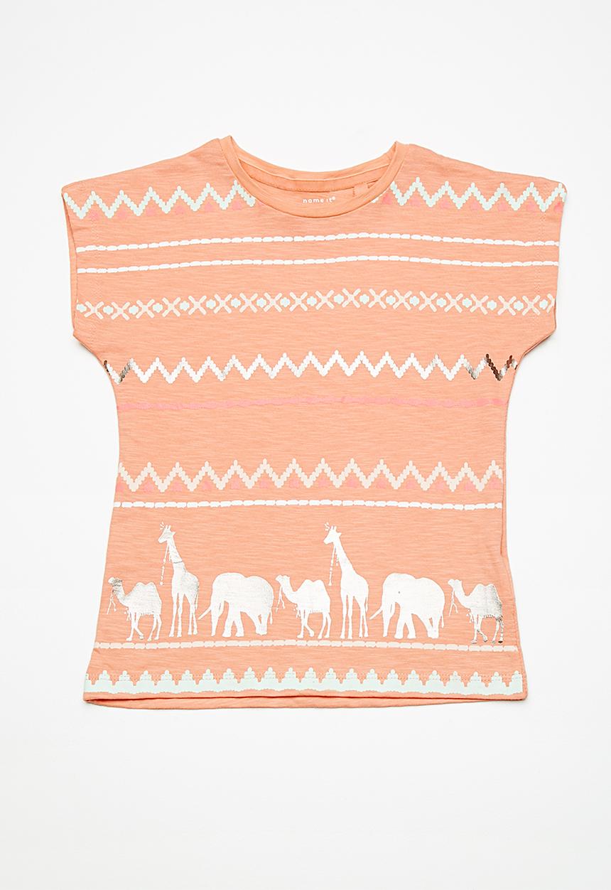 Name It - Arjola cap sleeve top - peach
