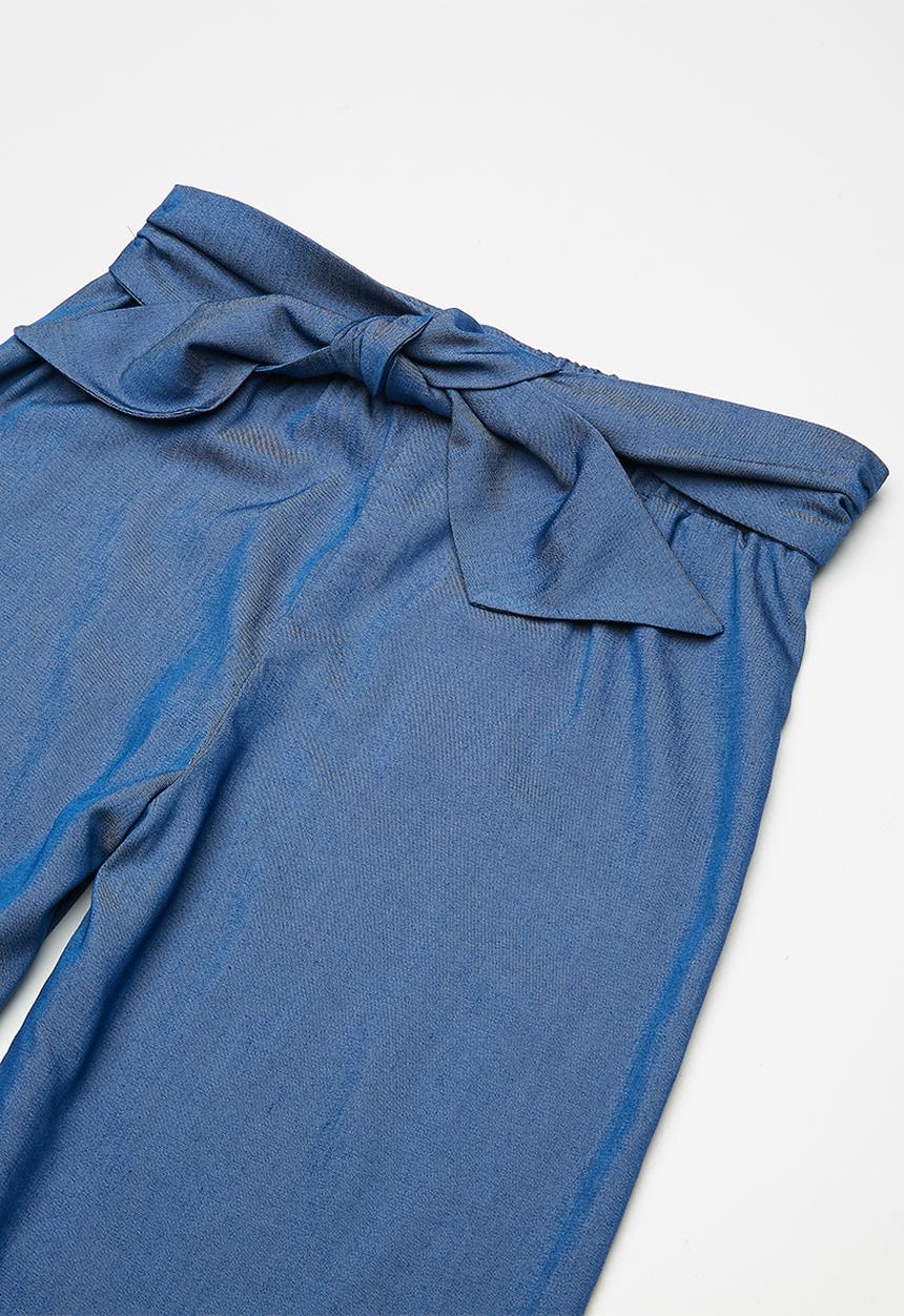 dailyfriday - Kids girls culotte pants - blue
