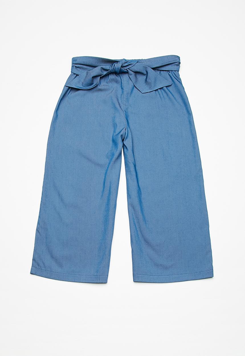dailyfriday - Kids girls culotte pants - blue