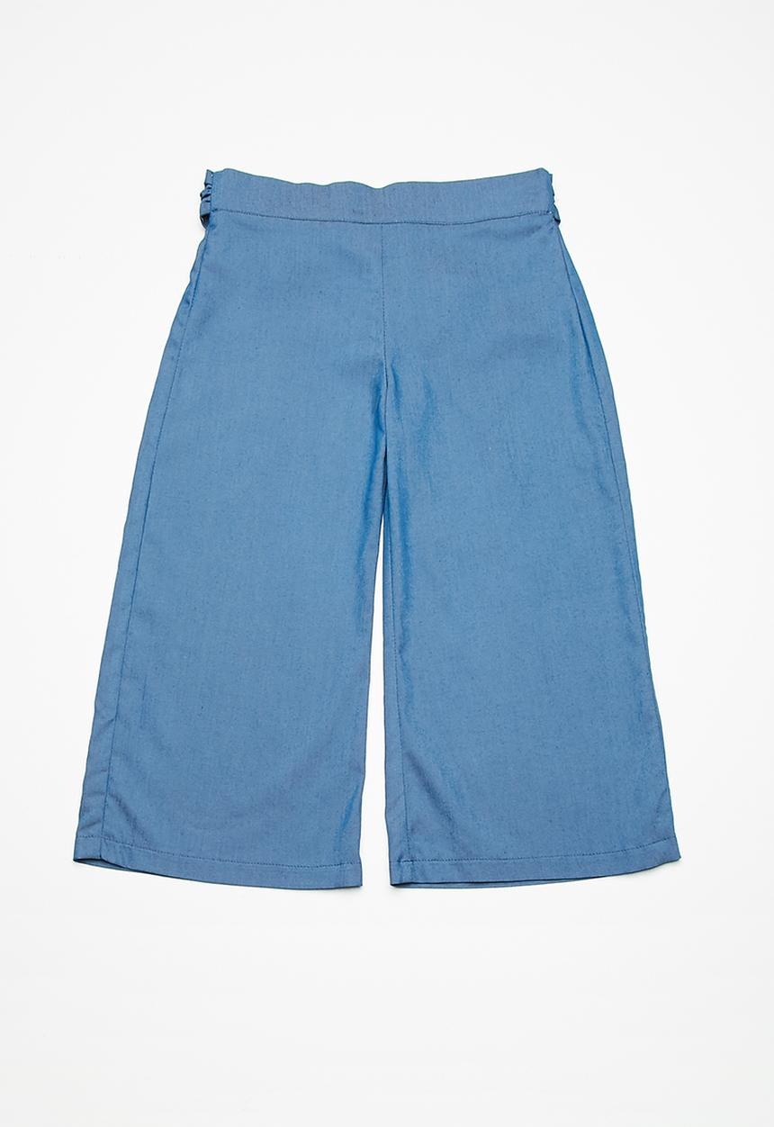 dailyfriday - Kids girls culotte pants - blue