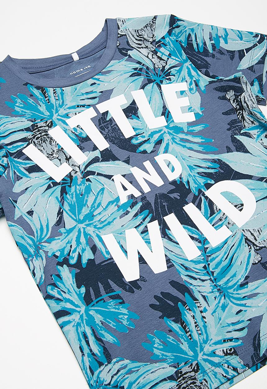 Name It - Jungle top - blue 