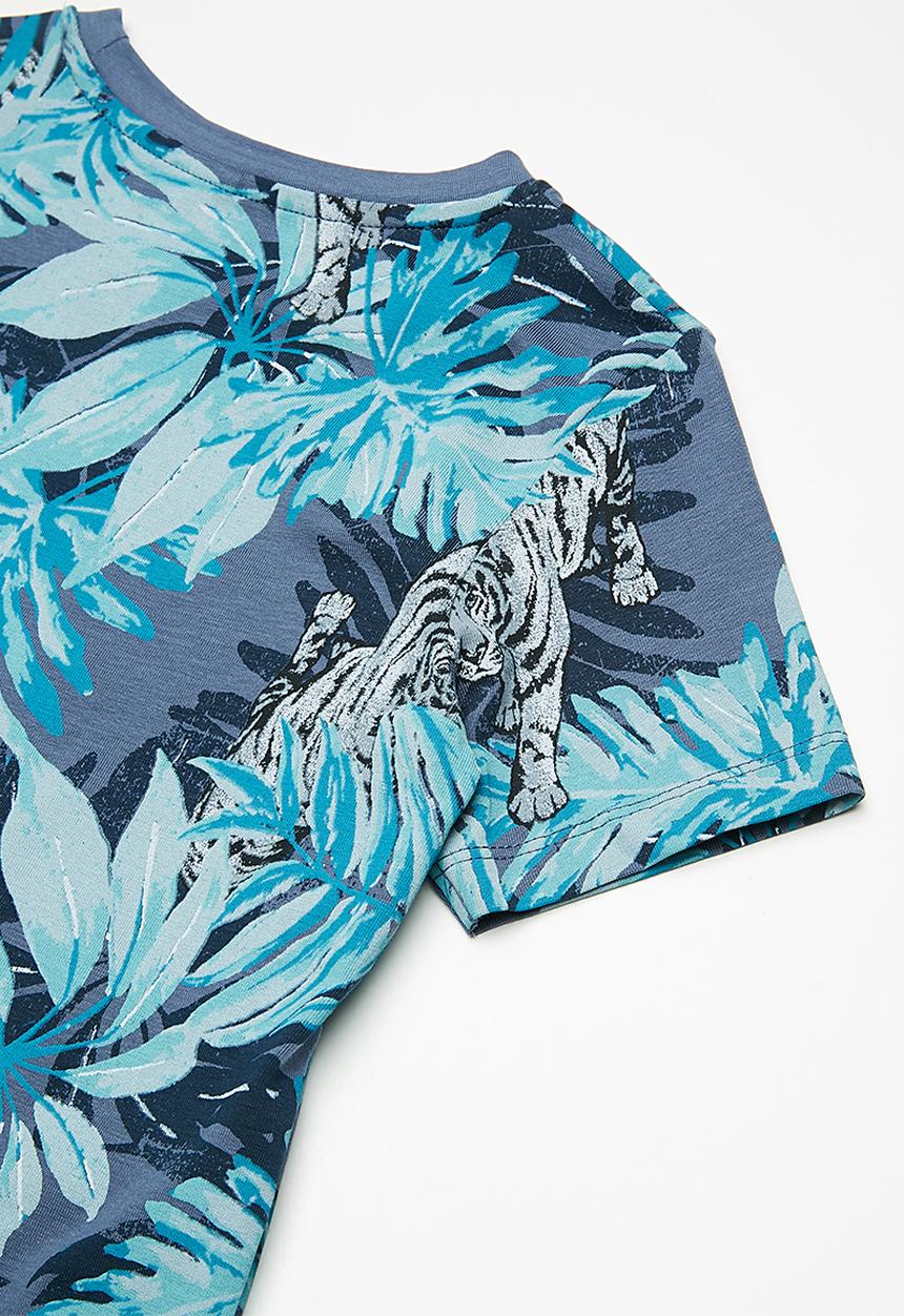 Name It - Jungle top - blue 