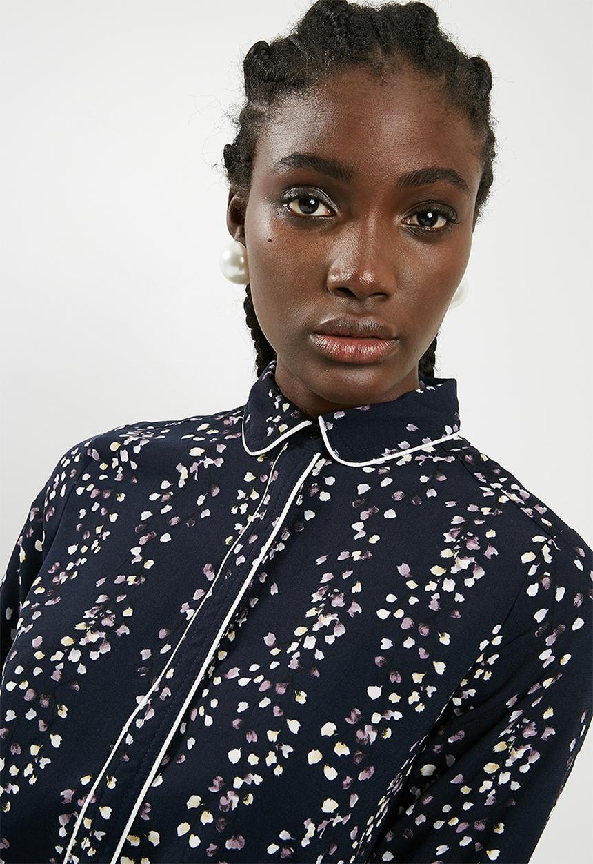 ONLY - Ditte long sleeve shirt - blue 