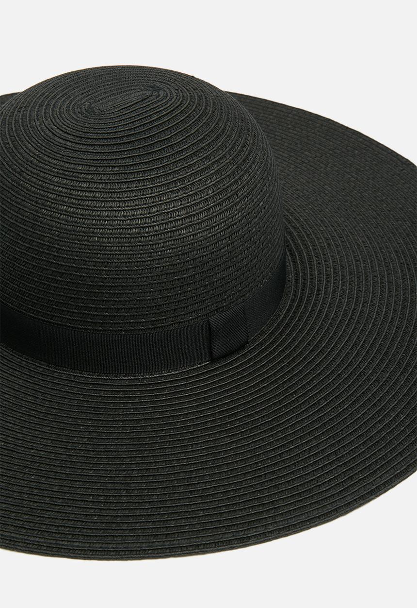 ONLY - Novia straw hat - black