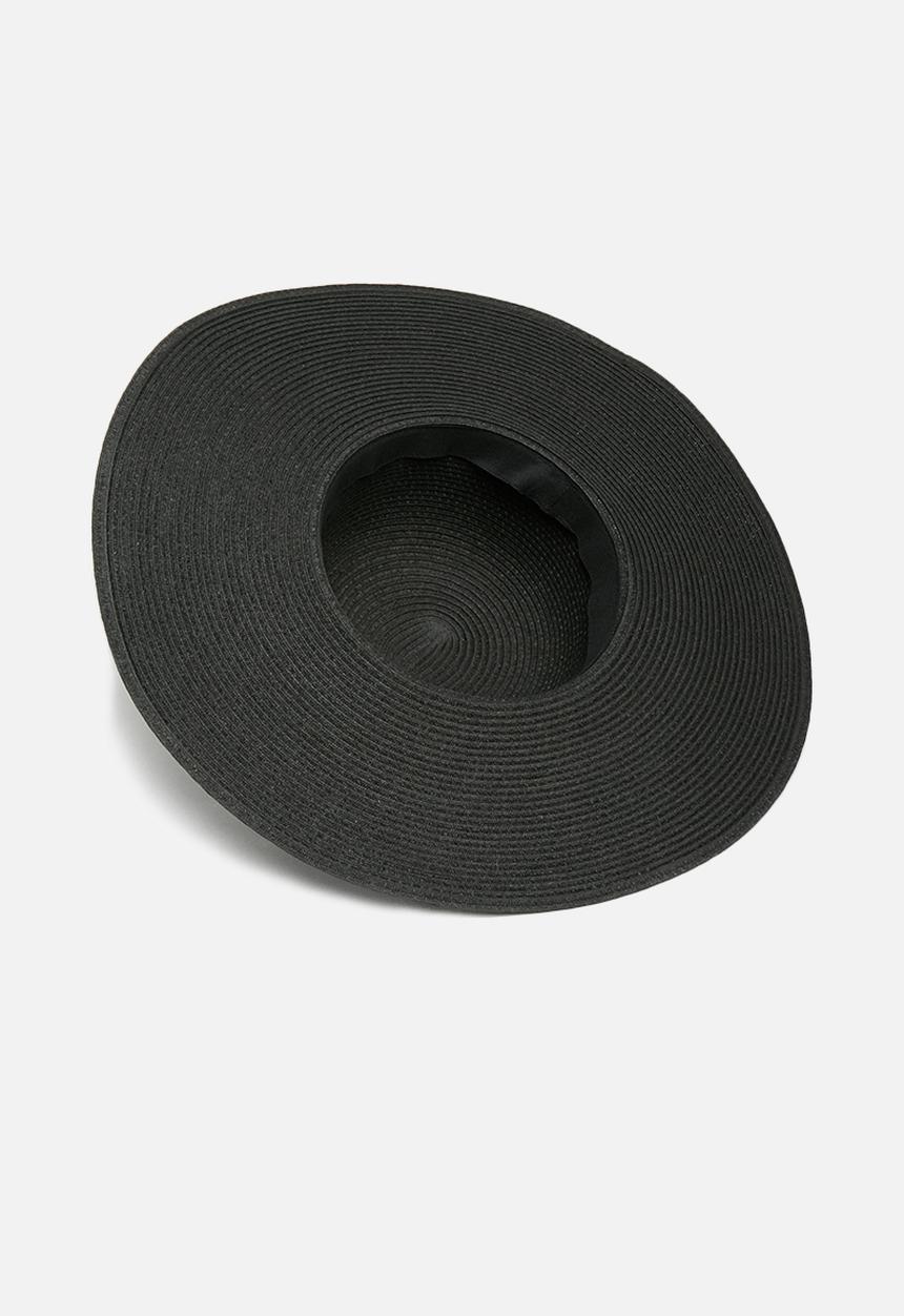 ONLY - Novia straw hat - black
