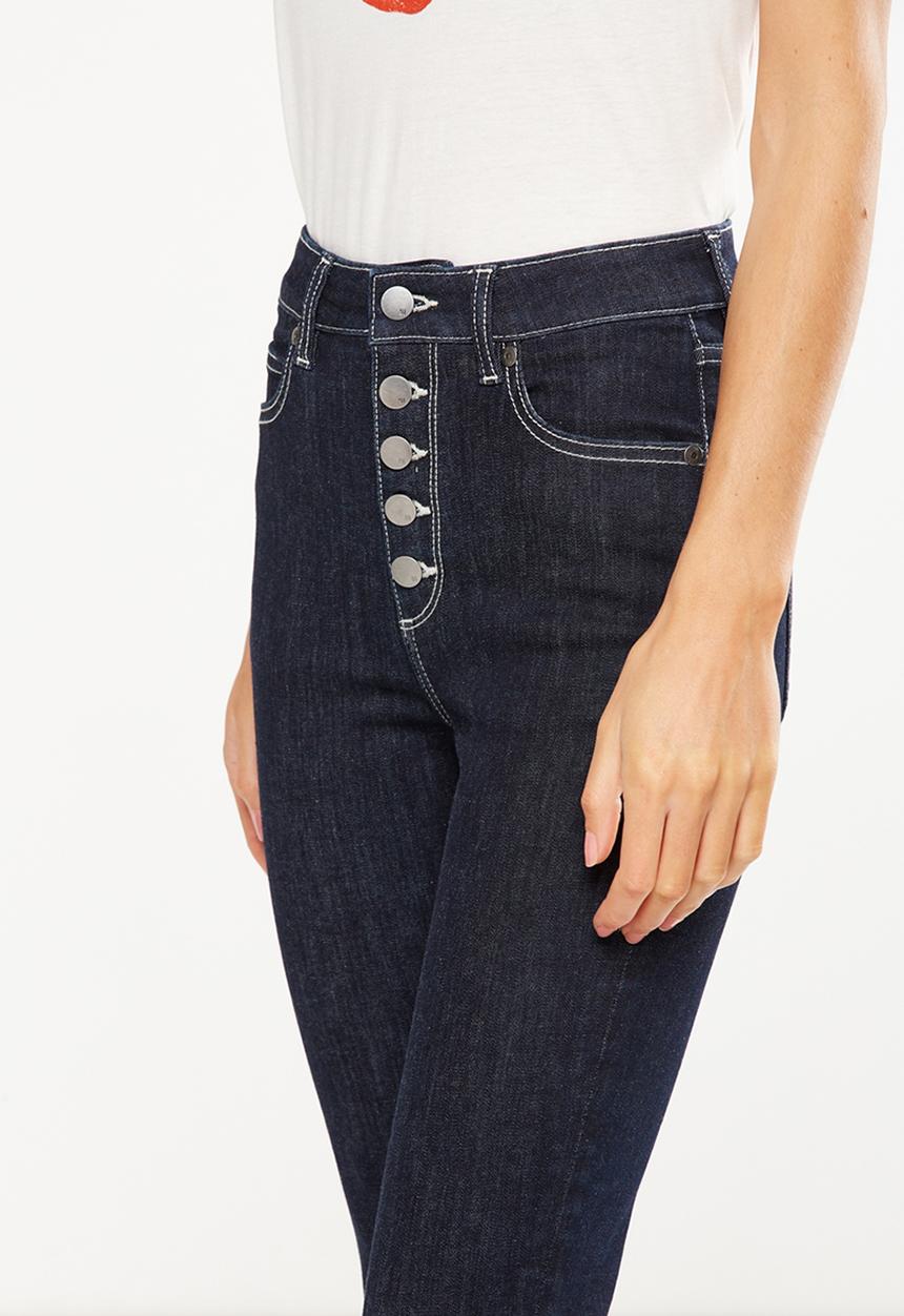 Cotton On - High rise grazer skinny jean - blue 