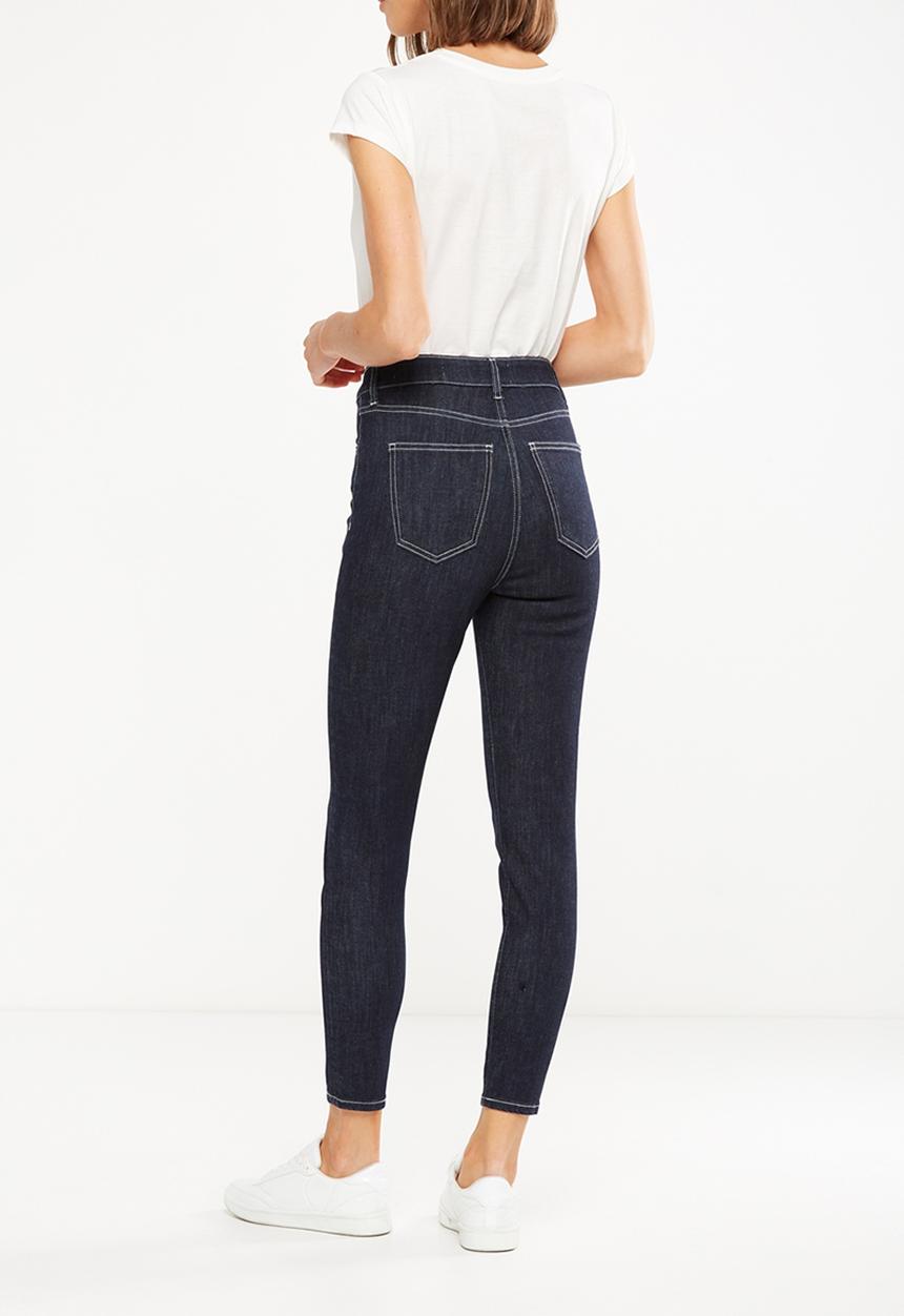 Cotton On - High rise grazer skinny jean - blue 
