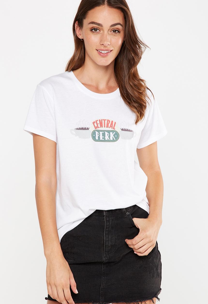Cotton On - Tbar fox graphic T-shirt - white 