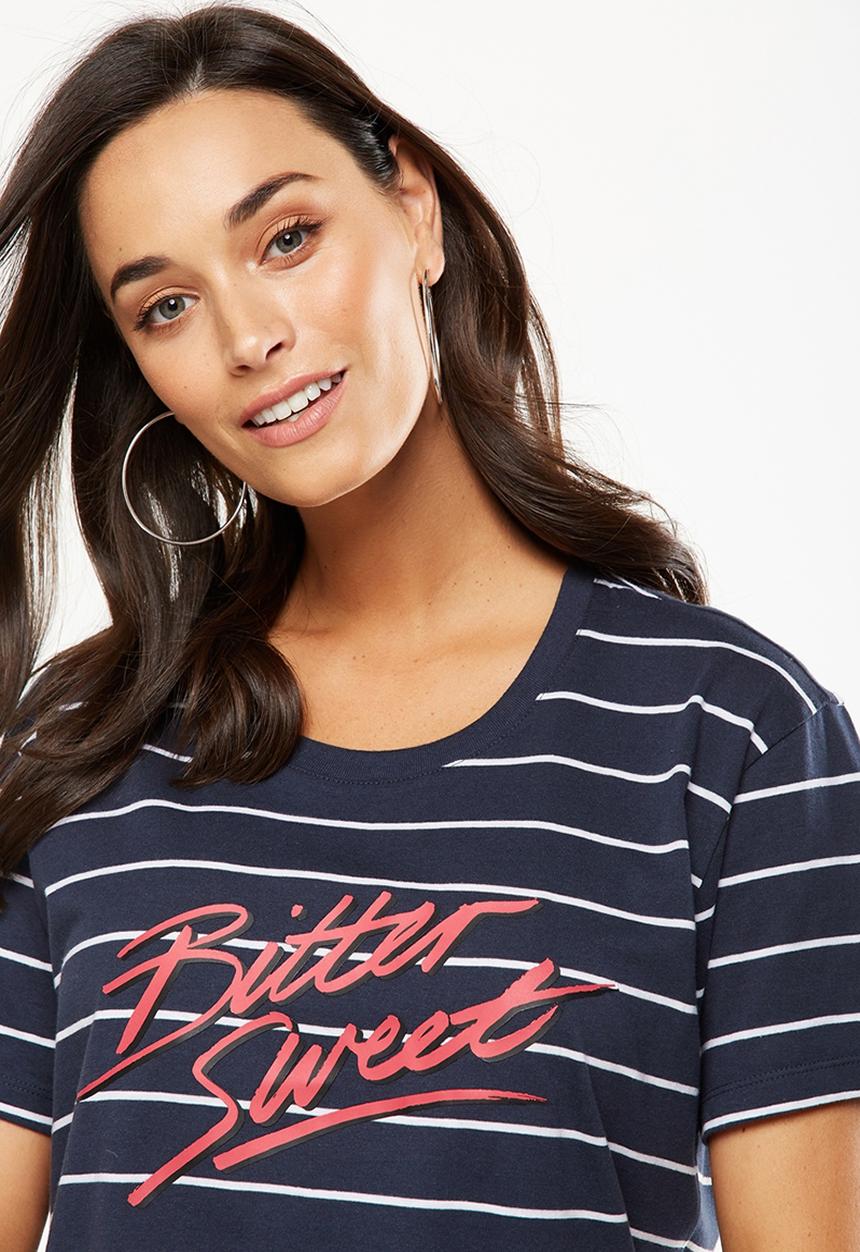 Cotton On - Tbar fox graphic T-shirt - blue 