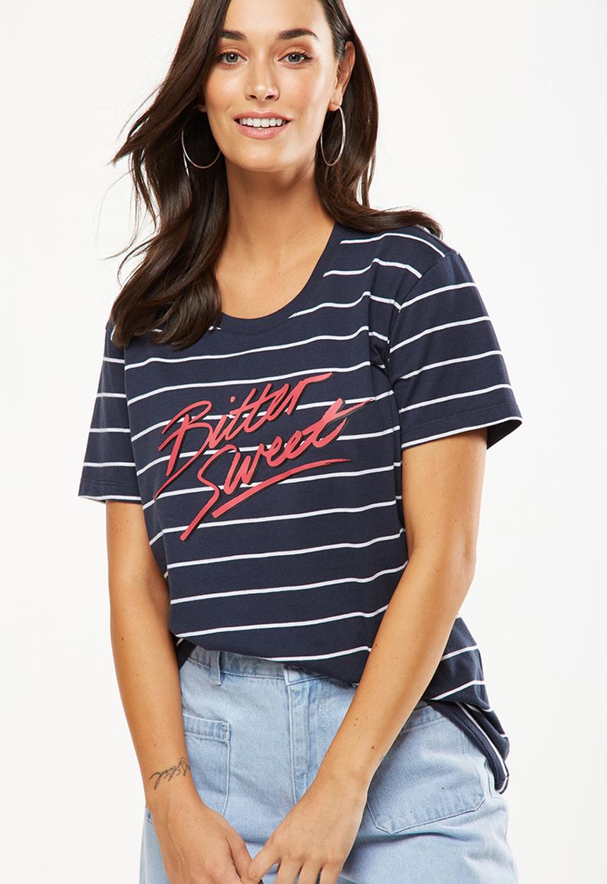 Cotton On - Tbar fox graphic T-shirt - blue 