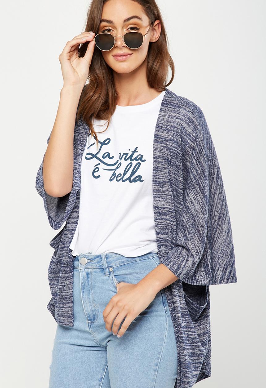 Cotton On - Kimono cardigan - navy 