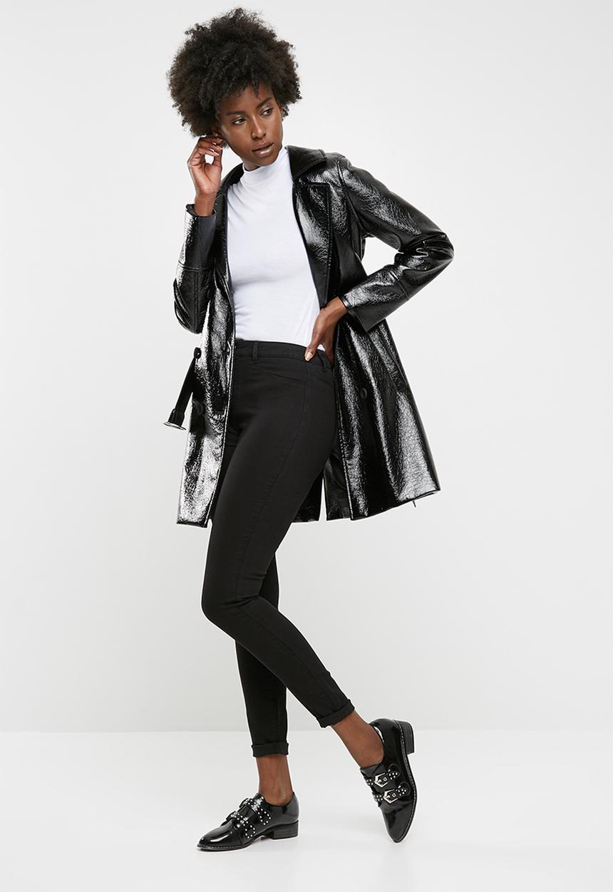 Missguided - Lawless high waisted super stretch skinny - black