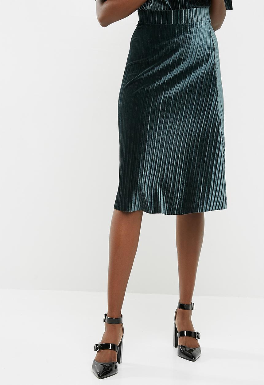 Jacqueline de Yong - Nina pleated skirt - green 