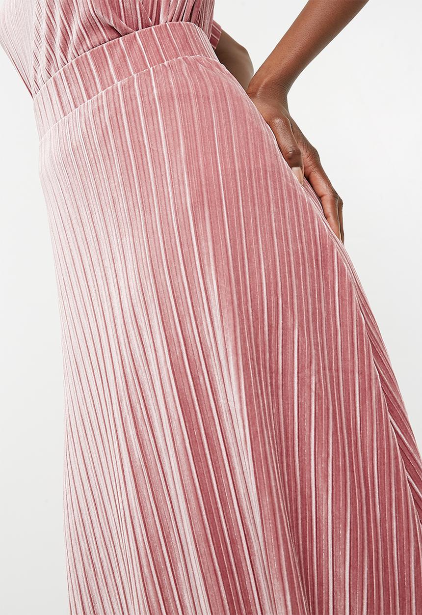 Jacqueline de Yong - Nina pleated skirt - pink 