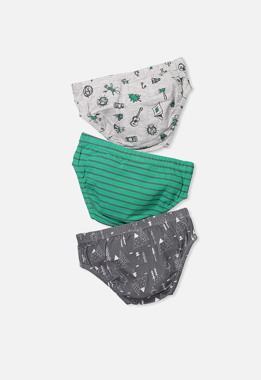 Cotton On - Kids boys 3 pack briefs - multi