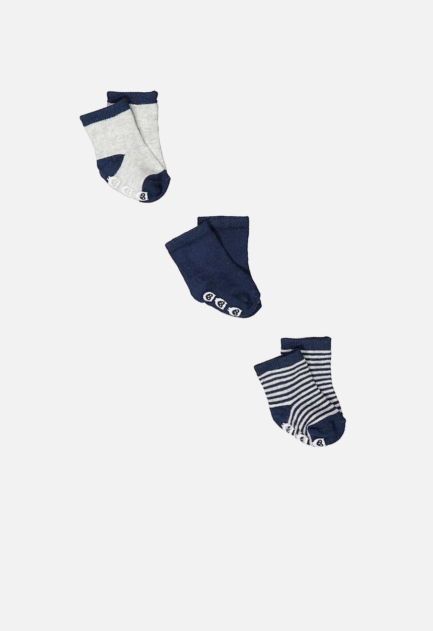 Cotton On - Baby socks 3 pack - blue 