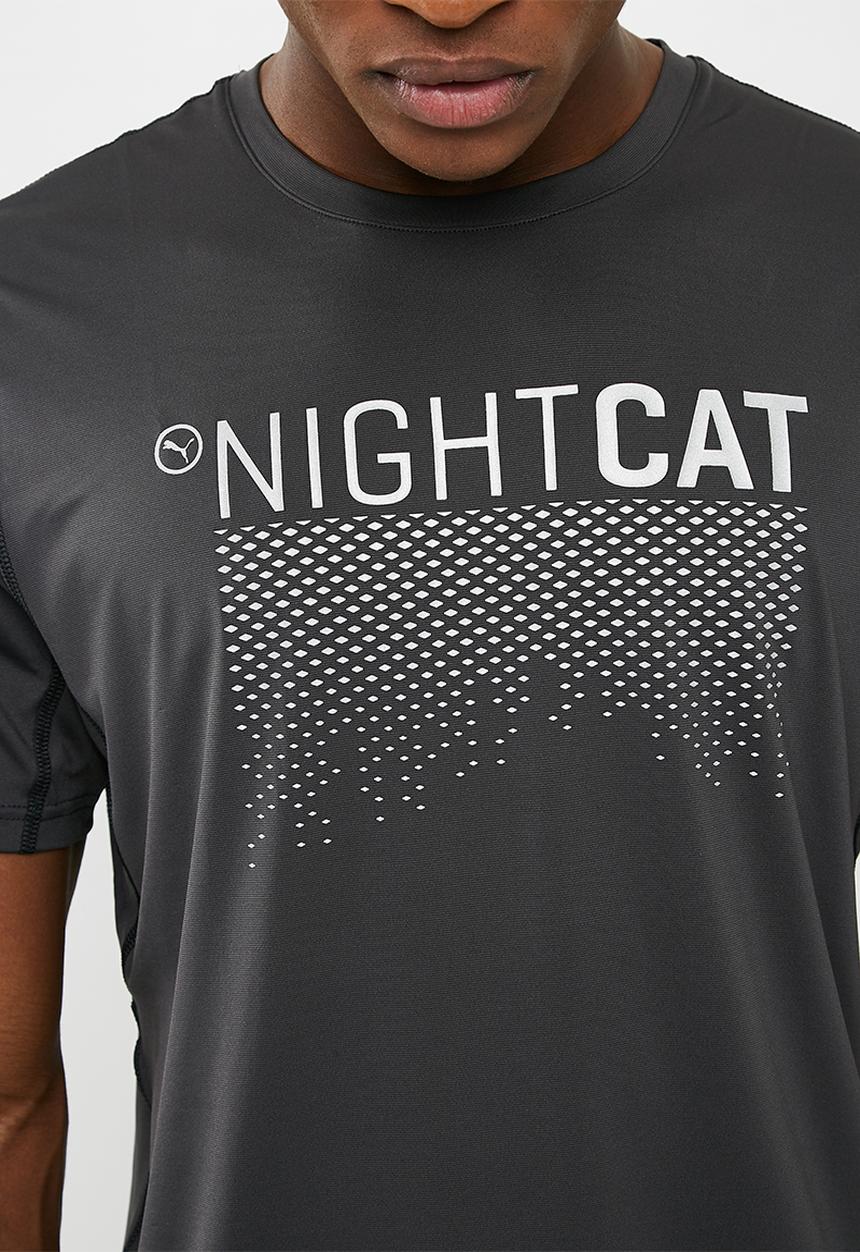 PUMA - Nightcat short sleeve tee - black